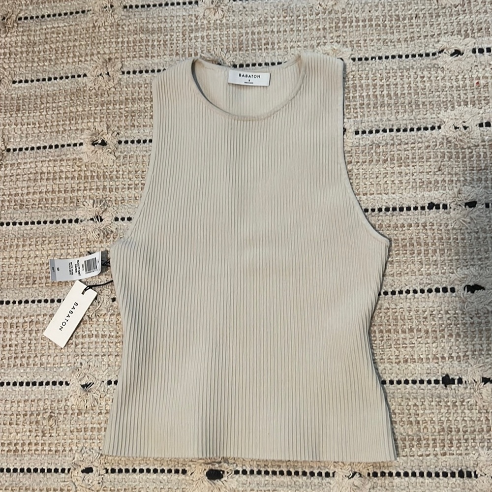 BABATON SCULPT KNIT TANK